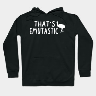 Emutastic Emu Farm Animal Motif Western Australia Hoodie